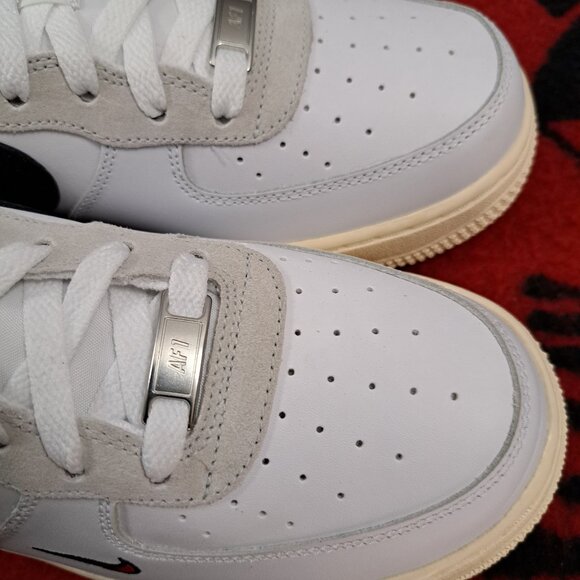 SIZE 7Y YOUTH WOMANS 8.5 NIKE AIR FORCE 1 SHOES LV8 DX3361-100 WHITE ORANGE - Picture 9 of 14